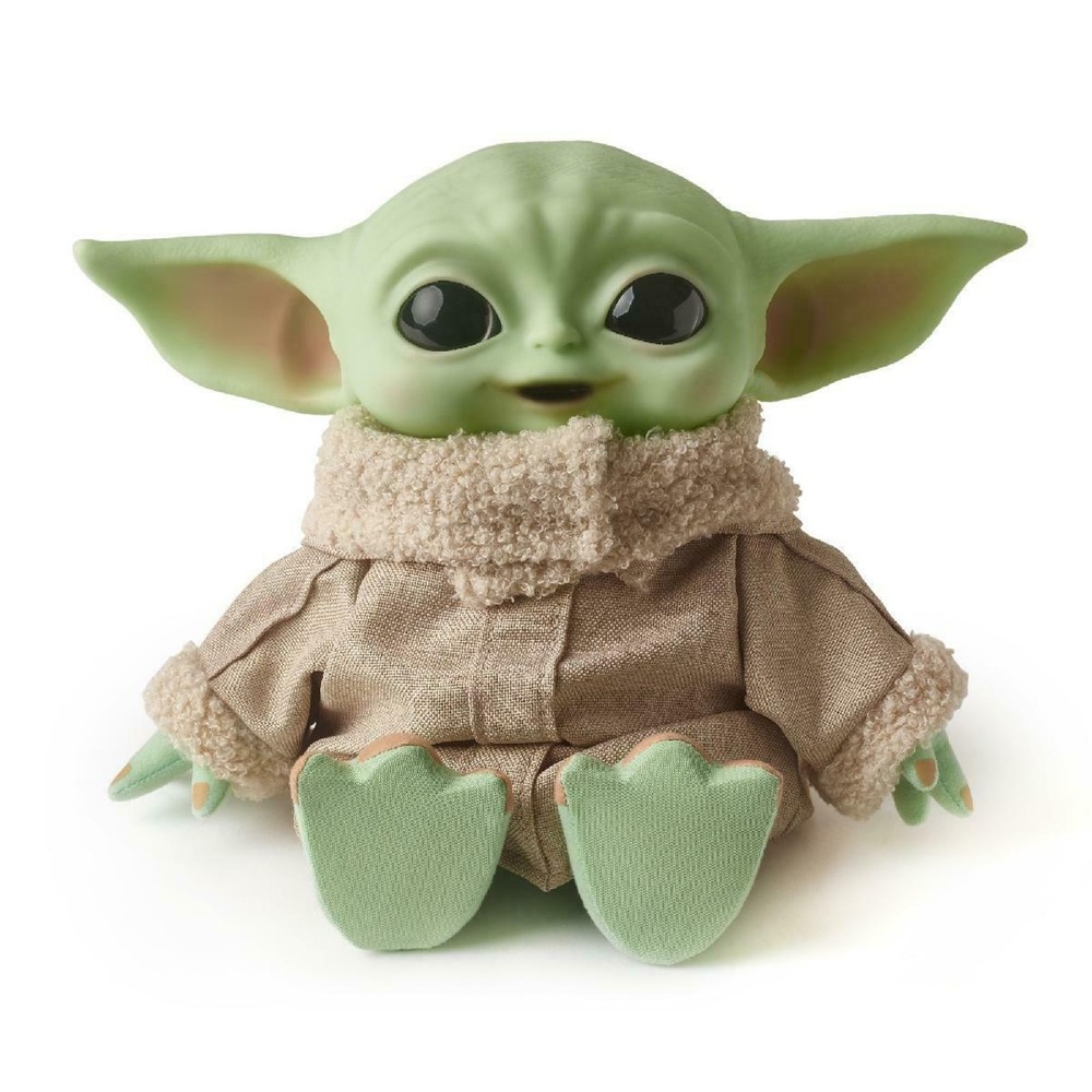 Mattel Star Wars The Child Grogu Plush Toy‎ 11" New Sound & Satchel - Picture 5 of 6